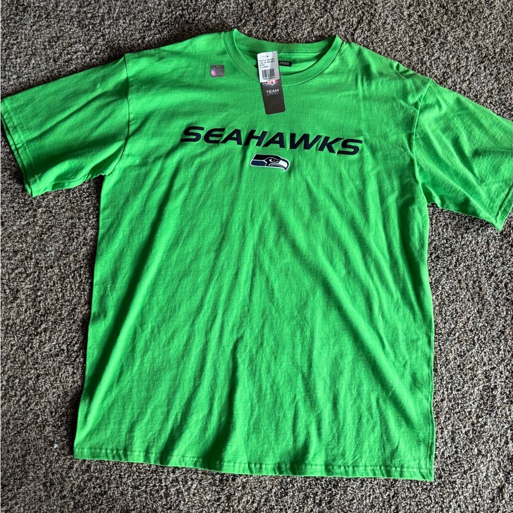 Team Apparel Bright Green Seahawks Tee